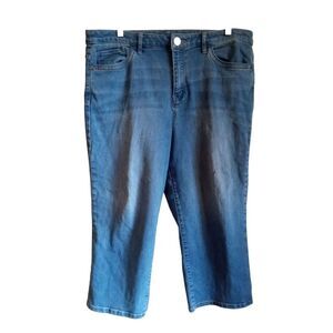 Christopher and Banks Women's High Rise Crop Jeans Size 12